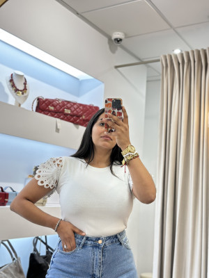 CAMISETA CAMILA BLANCA