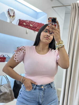 CAMISETA CAMILA ROSA