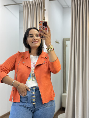 CHAQUETA CORDOBA NARANJA