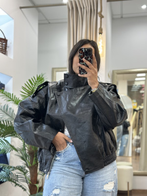 CHAQUETA ROSALIA NEGRA PREVENTA