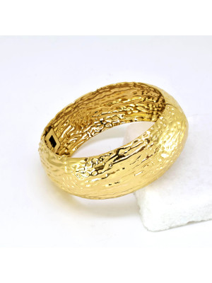 BRAZALETE DORADO ACERO