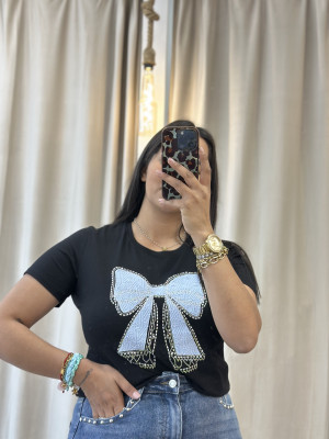 CAMISETA LAZO NEGRA