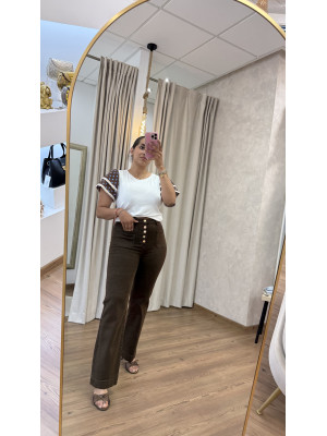 PANTALON  BOTONES CHOCO