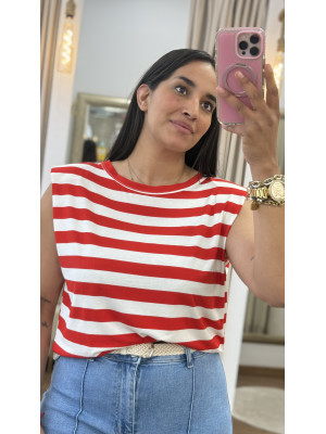 CAMISETA NAVI ROJA