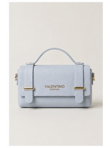 BOLSO VALENTINO TEXTURIZADO CELESTE