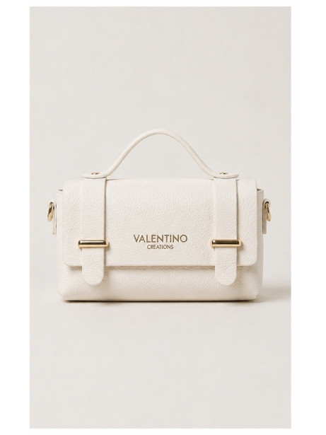 BOLSO VALENTINO TEXTURIZADO BLANCO