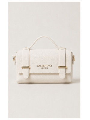 BOLSO VALENTINO TEXTURIZADO BLANCO