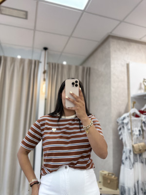 CAMISETA JAULA CHOCO
