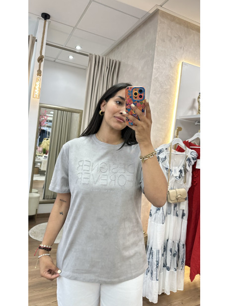 CAMISETA LONGE GRIS