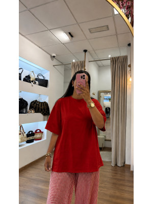 CAMISETA BASICA ROJA