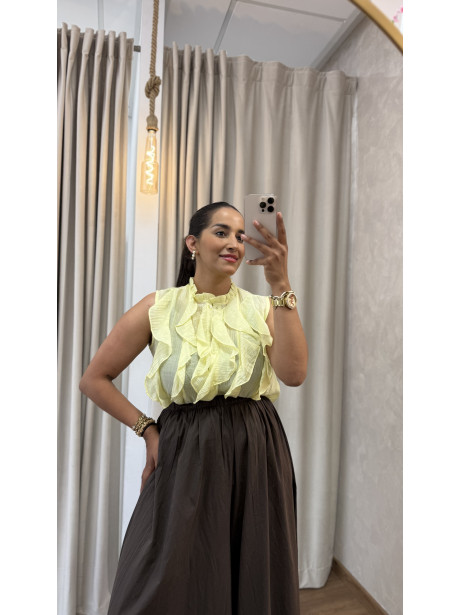 BLUSA AMOR AMARILLA