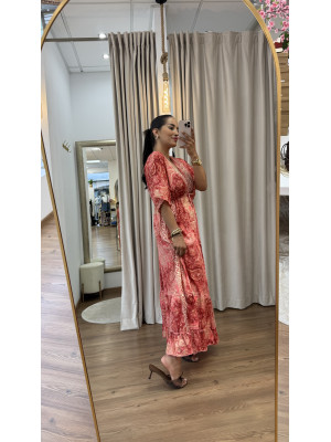 VESTIDO INDIA SALMON