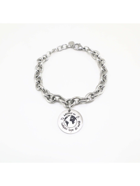 PULSERA PLATA AMIGA