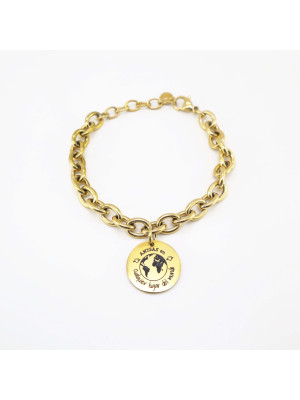 PULSERA AMIGAS DORADA
