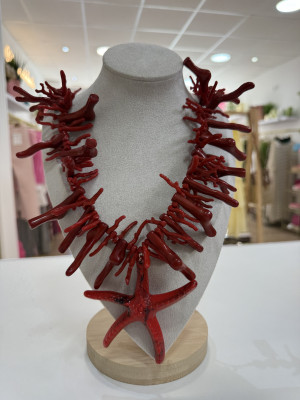 COLLAR VERANO ROJO