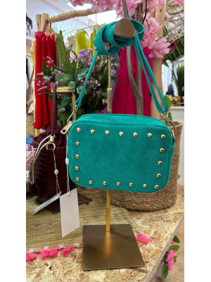 BOLSO CAYETANA TURQUESA