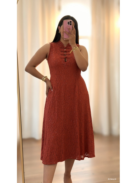 VESTIDO TOKYO CORAL