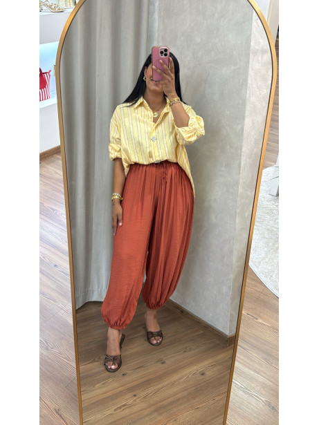 PANTALON FLUIDO TEJA