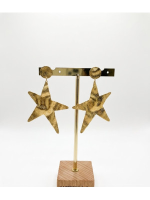 PENDIENTE ESTRELLA DORADA