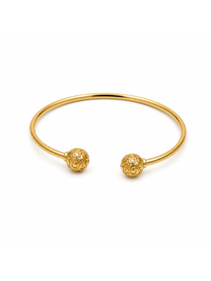PULSERA ESFERA LABRADA