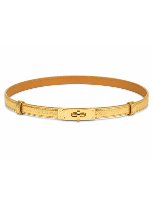 CINTURON HERMES PIEL DORADO