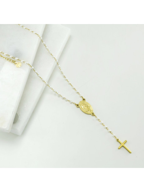 COLLAR ROSARIO PERLA