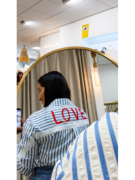 CAMISA LOVE AZ. CL.