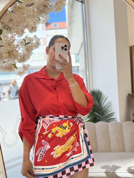 CAMISA LIA ROJA