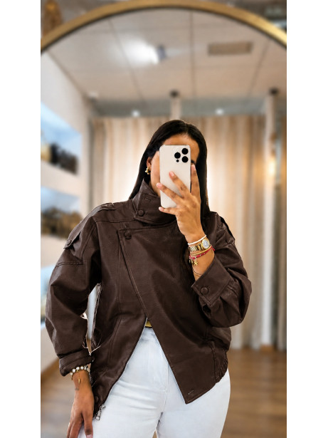 CHAQUETA ROSALIA CHOCO