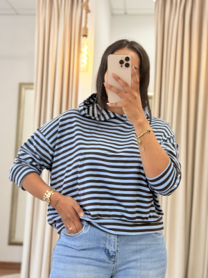 SUDADERA JINNA AZUL