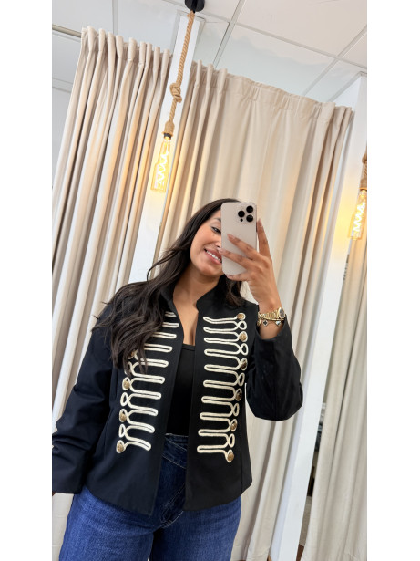 CHAQUETA KIM NEGRA