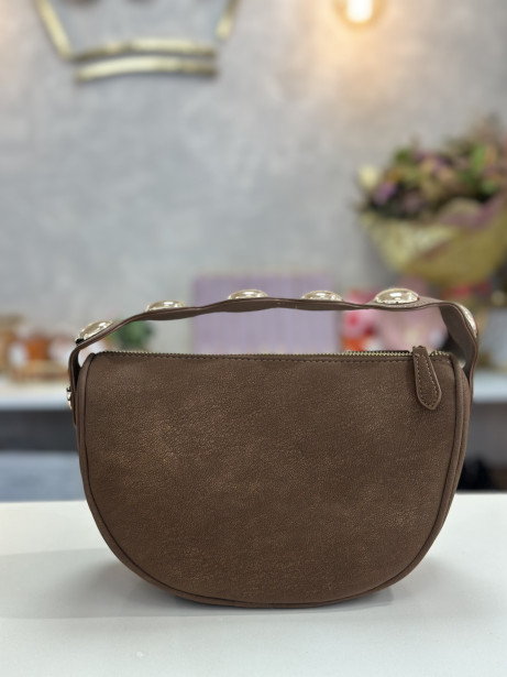 BOLSO TACHAS CAMEL