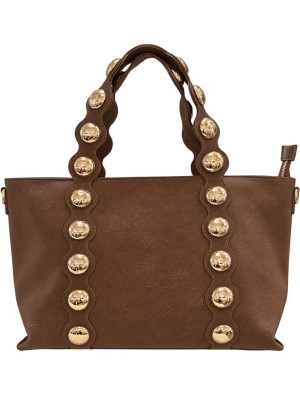 BOLSO TACHAS TOTE CAMEL