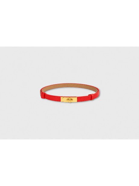 CINTURON HERMES PIEL ROJA