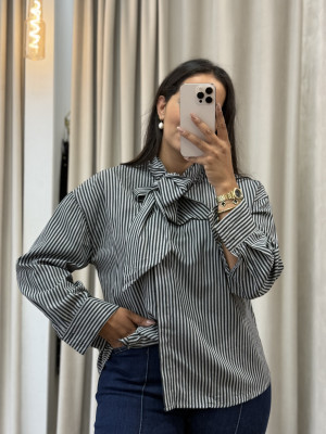 CAMISA LAZO NEGRA