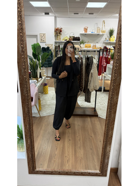 PANTALON GLOBO NEGRO