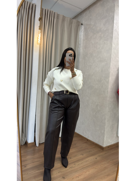 PANTALON POLIPIEL CHOCO