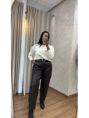 PANTALON POLIPIEL CHOCO