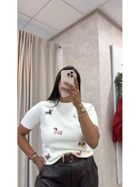 CAMISETA TOBY BLANCA