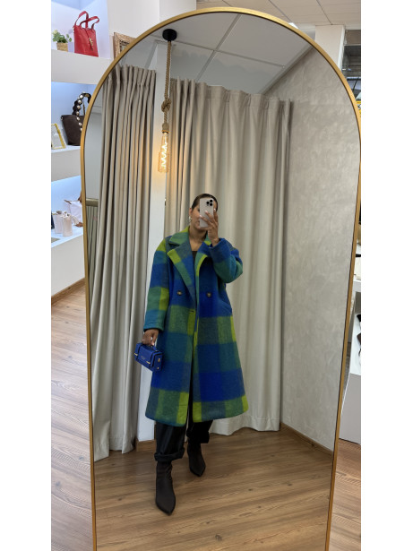 ABRIGO CLAUDIA VERDE AZUL