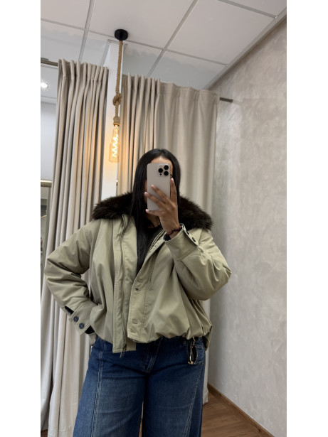 CHAQUETA SANDRA CAMEL