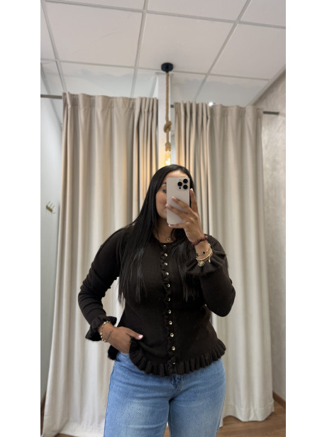 CHAQUETA ARIA CHOCO