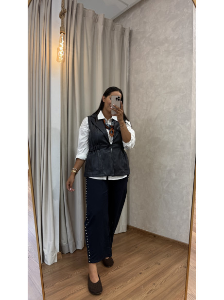 PANTALON TACHAS AZUL