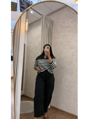 PANTALON TACHAS NEGRO