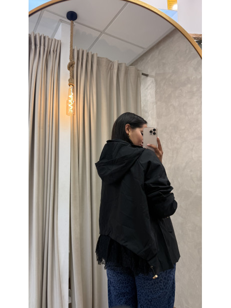 PARKA BOIRO NEGRA