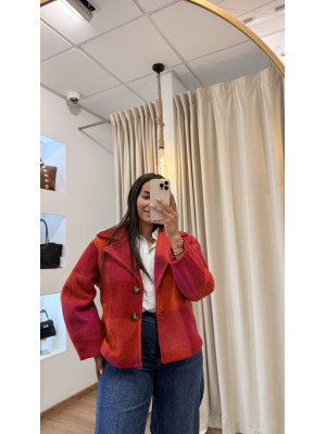 CHAQUETA CLAUDIA FUSIA/NARANJA