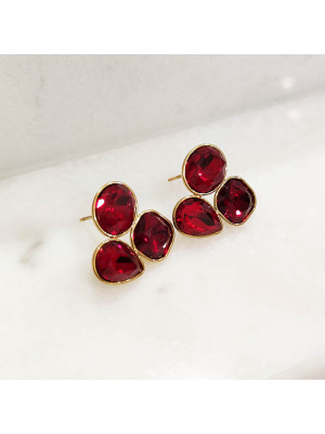 PENDIENTES NINA ROJO