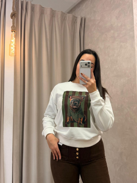 SUDADERA LEO MARRÓN
