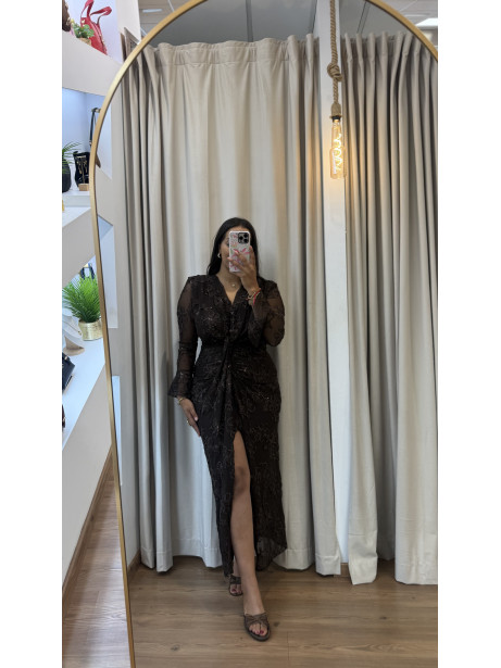 VESTIDO IVANA CHOCO