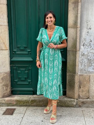 VESTIDO CORINA VERDE